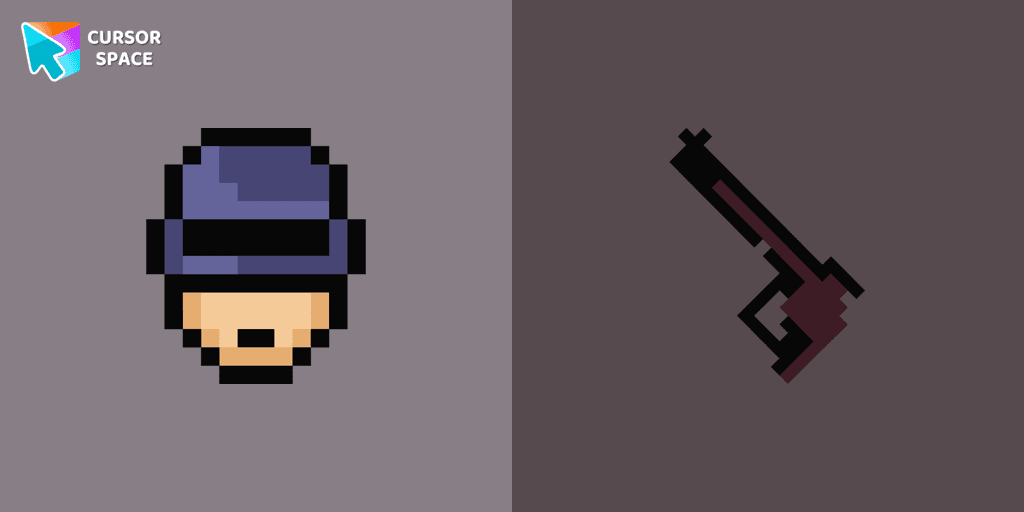 Robocop Pixel cursor cursor pack